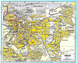 aSI- 15c- Plan d' Oran 1950